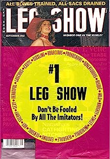 Leg Show Magazine September 2002 Covergirl Lucy L'vette
