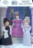 Vogue 7422 - 18-Inch Doll Evening Gowns - Patterns for 3 Dresses (Vogue Doll Collection, Also Sold as Vogue 757)