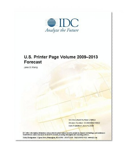 U.S. Printer Page Volume 2009-2013 Forecast