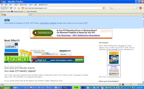 Step by Step Guide to learn QTP
