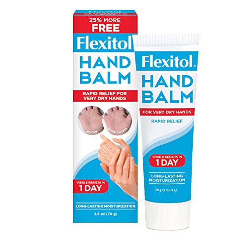 Flexitol Hand Balm, 2.5 Ounce Tube (Pack of 2), Rich Moisturizing Hand Cream for Fast Relief of Dry, Chapped, or Cracked Skin