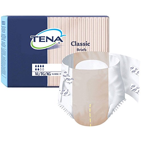 Tena Classic Adult Diapers Large - Case of 100