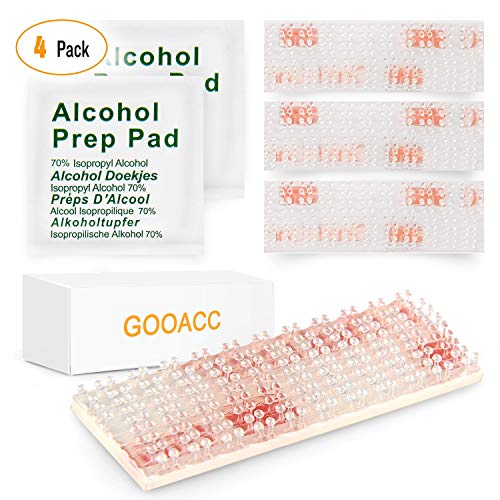 GOOACC 709 Mounting Kit-Dual Lock Tape-2 Sets of Peel-and-Stick EZ Pass/SunPass Adhesive Strips with Alcohol Prep Pad