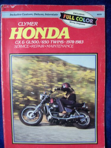 Clymer Honda CX & GL500 650 Twins 78 83
