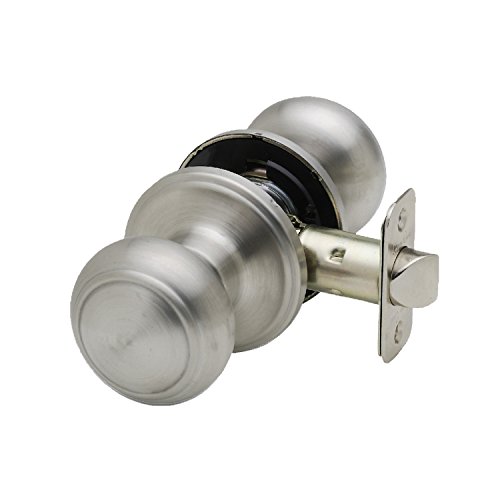 Copper Creek CK2020SS Colonial Passage Door Knob, Satin Stainless