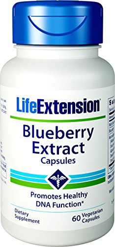 Book Cover Life Extension Blueberry Extract, 60 Vegetarian Capsules