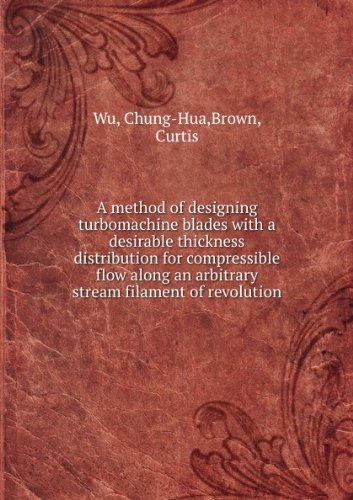A method of designing turbomachine blades with a desirable thickness distribution for compressible flow along an arbitrary stream filament of revolution