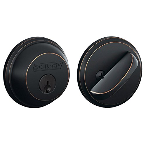 SCHLAGE Lock CO B60NV716 ABRZ 1 Cylinder DEADBOLT