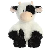 Aurora® Snuggly Tubbie Wubbies™ Cow Stuffed Animal - Comforting Companion - Imaginative Play - White 11 Inches