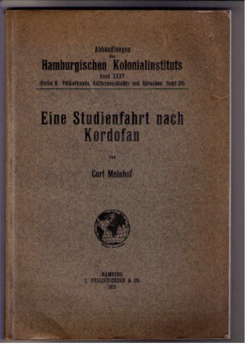 Eine Studienfahrt nach Kordofan