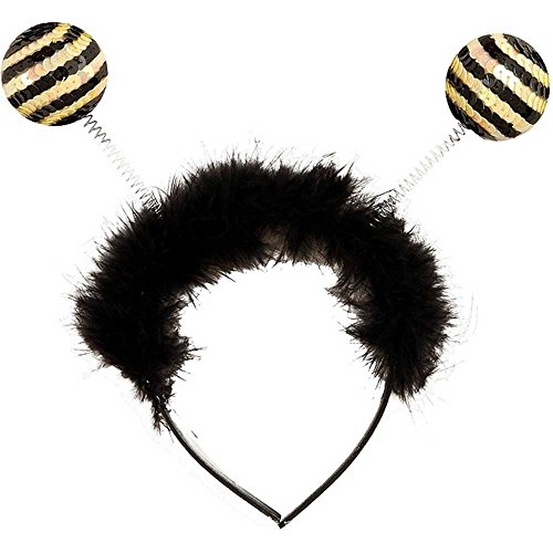 FORUM Novelties Sequin Bumble Bee Antenna Costume Headband