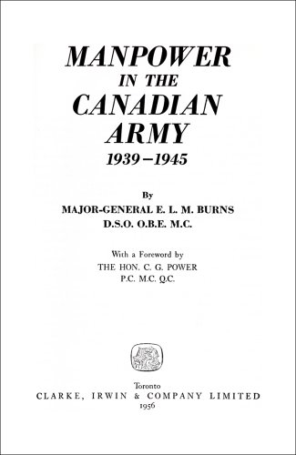 Manpower in the Canadian Army, 1939-1945