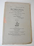 ROMANIA, RECUEIL TRIMESTRIEL DES LANGUES ET DES LITTERATURES ROMANES: TOME XLV, CYCLE ARTHURIEN PAR LOT, TRAITE DE GERSON CONTRE LE ROMAN DE LA ROSE, JACQUES BRUYANT, L'ANCIEN DIALECTE DU GEVAUDAN, MANEKINE, UGO D;ALVERNIA, ETC...