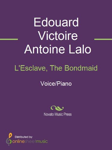 L'Esclave, The Bondmaid