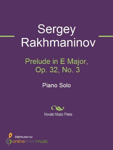 Prelude in E Major, Op. 32, No. 3