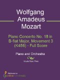 Piano Concerto No. 18 in B-flat Major, Movement 3 (K456) - Full Score