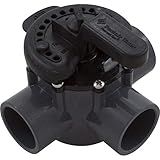 Pentair Diverter Valve, 2" Spigot x 1-1/2" Slip, 3 Way