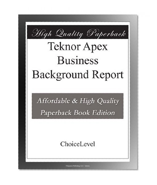 Teknor Apex Business Background Report