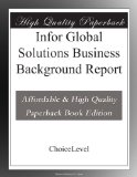 Infor Global Solutions Business Background Report