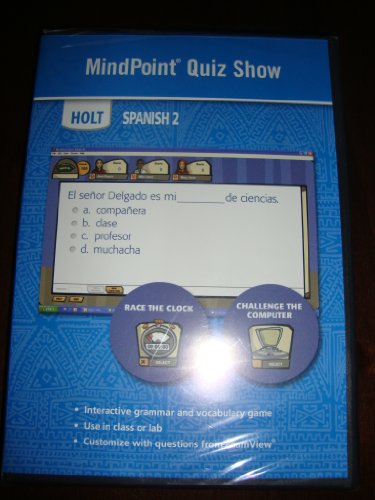 Holt Spanish 2 MindPoint Quiz Show. (CD-ROM)