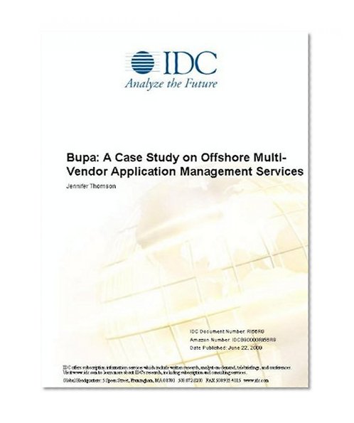 Bupa: A Case Study on Offshore Multi-Vendor Application Management Services