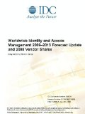 Worldwide Identity and Access Management 2009-2013 Forecast Update and 2008 Vendor Shares