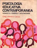 Psicología Educativa Contemporanea - Conceptos, Temática y Aplicaciones