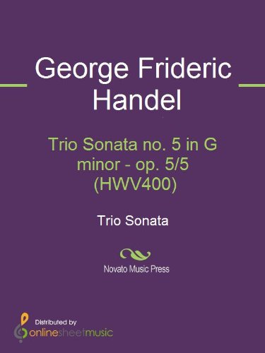 Trio Sonata no. 5 in G minor - op. 5/5  (HWV400)