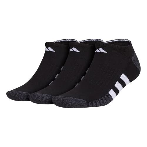 adidas Men's Cushioned No Show Socks (3-Pair)