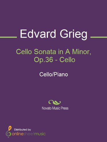 Cello Sonata in A Minor, Op.36 - Cello