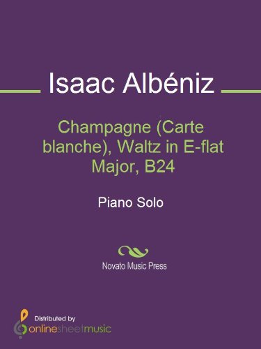 Champagne (Carte blanche), Waltz in E-flat Major, B24