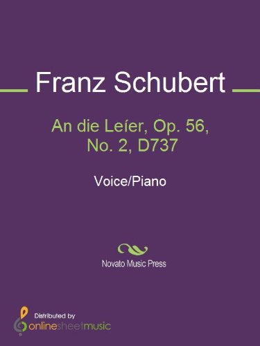 An die LeÃ­er, Op. 56, No. 2, D737