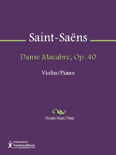 Danse Macabre, Op. 40 - Piano Score