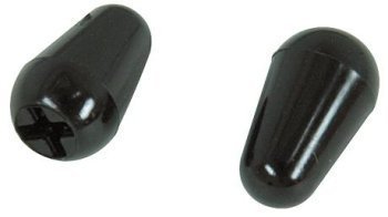 Fender Original Stratocaster Black Switch Tips (2)