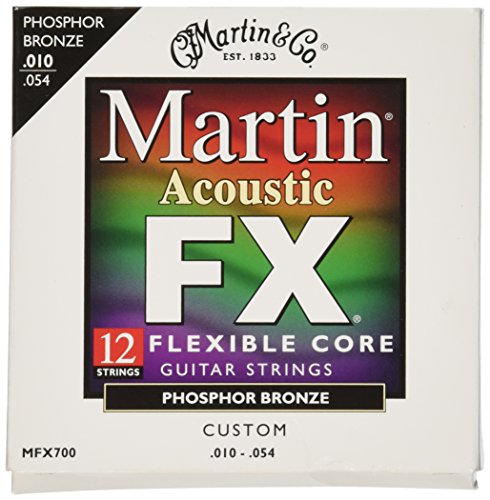 Martin MFX700 Phosphor Bronze 12 String Acoustic Guitar Strings , Custom Gauge
