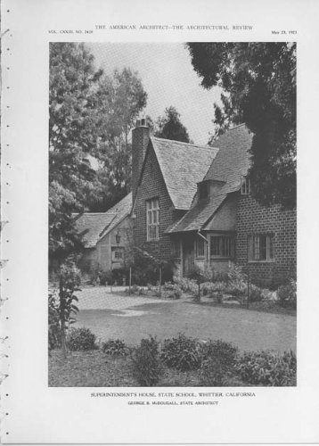 Article: a Portfolio of Photographs with Buildings by George B. Mcdougall, J. B. Benedict and Lockwood, Greene & Co. - Buildings Include: Superintendents House, State School, Whittier CA; Living Room of a House in Denver CO; a House in Denver CO. , Buildi