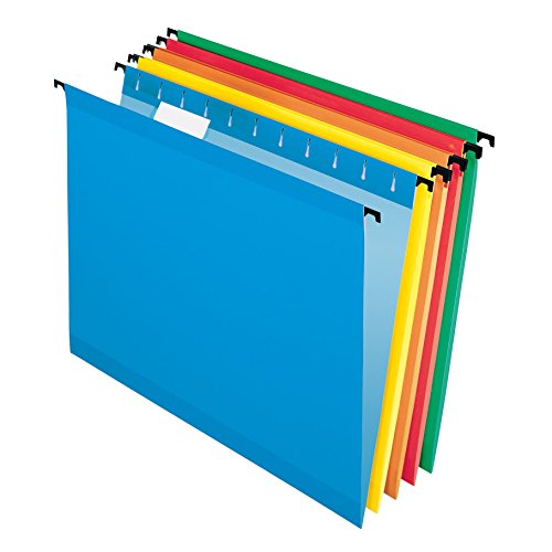 Book Cover Pendaflex SureHook Reinforced Hanging Folders, Letter Size, Assorted Colors, 20 per Box (6152 1/5 ASST)