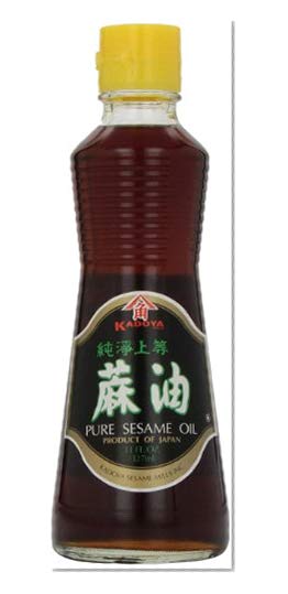 Book Cover Kadoya Pure Sesame Oil, 11 Fluid Ounce