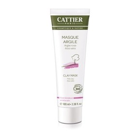 Cattier Masque Argile Rose Aloe Vera  Bio 100 ml
