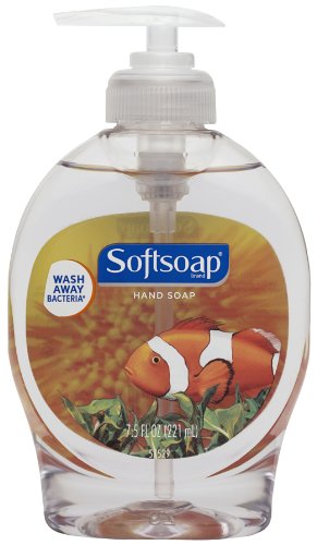 Book Cover Softsoap Liquid Hand Soap Pump, Aquarium - 7.5 fluid ounce (12 Pack)
