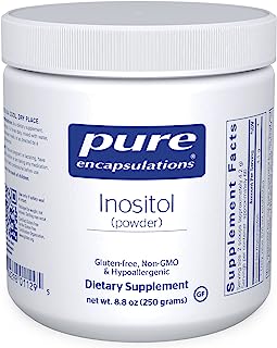 Pure Encapsulations - Inositol (Powder) - Hypoallergenic Supplement Supports Healthy Mood, Emotional Wellness and Behavior, and Ovarian Function* - 250 Grams