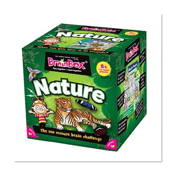 Green Board Games - Jeu de mémoire - BrainBox Nature - Langue : anglais