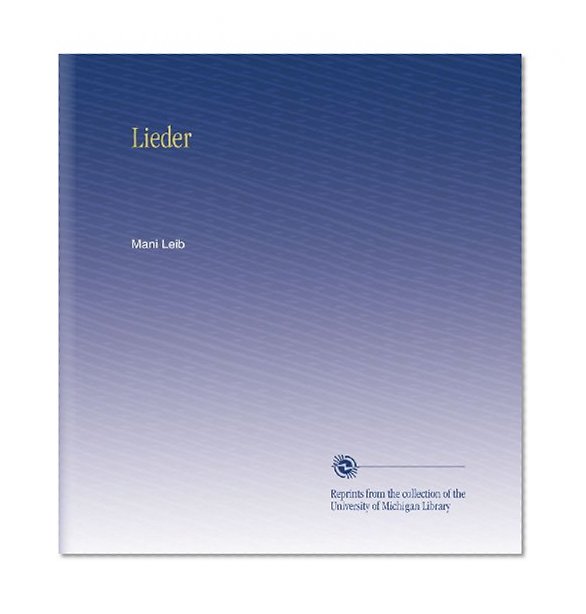 Lieder (Yiddish Edition)