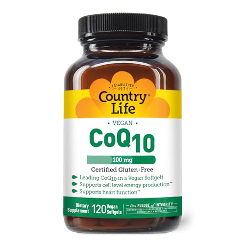 Country Life - Vegan CoQ10, 100 mg - 120 Vegan Softgels