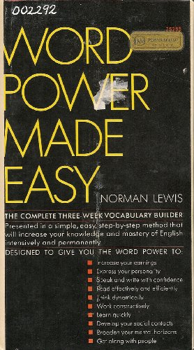 Word Power Made Easy (Library Rebind)