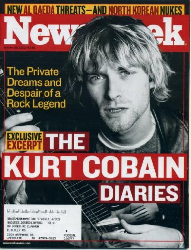 Newsweek October 28, 2002 The Kurt Cobain Diaries (Nirvana)