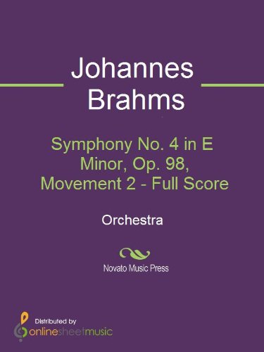 Symphony No. 4 in E Minor, Op. 98, Movement 2 - Full Score