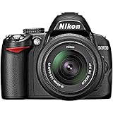 Nikon D3000 10.2MP Digital SLR Camera with 18-55mm f/3.5-5.6G AF-S DX VR Nikkor Zoom Lens