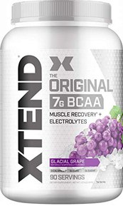 Scivation Xtend BCAA Powder, 7g BCAAs, Branched Chain Amino Acids, Keto Friendly, Glacial Grape, 90 Servings