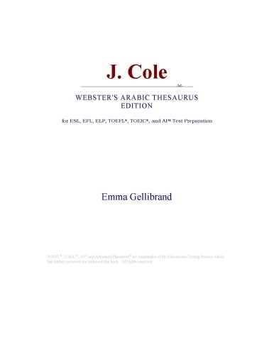 J. Cole (Webster's Arabic Thesaurus Edition)